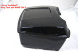 Mutazu Vivid Black Replacement King Tour Pak Base only for Harley Touring