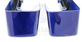 4" CVO Style Cobalt Blue Extensions for 94-2013 H-D Touring Hard bags