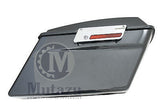 Mutazu Black Pearl Complete Hard Saddlebags for Harley Touring Models FLH FLT