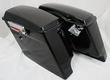 Fat Ass Wide Width 4" Extended Hard Saddlebags for H-D Touring