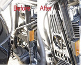 Mutazu Custom Front Frame Billet Filler Grill for Harley Touring 1994-2008