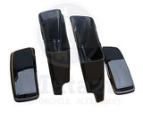 4.5" Extended Stretched Mutazu Touring Saddlebags for Harley 2014 15 16 FLH FLT