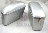 Universal LW Hard Saddlebag - Silver