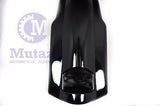 Vivid Black Extended Stretched Fender Overlay for Harley Touring