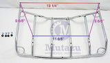 Mutazu Tour Pak Top Rail Luggage Rack for Harley Touring Road King Street Glide
