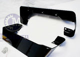 6" Non Tapered Vivid Black Extensions for 94-2013 H-D Touring Hard bags
