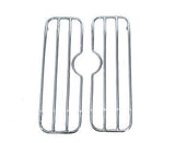 Mutazu Improved Design HL Chrome Top Rails Racks fits HL Universal Saddlebags