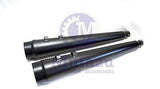 Mutazu MF-06B 4" Megaphone Slip-On Mufflers 1995-2016 for Harley Touring