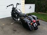 6" Non Tapered Vivid Black Extensions for 94-2013 H-D Touring Hard bags