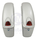 Universal FY Hard Saddlebags - Silver