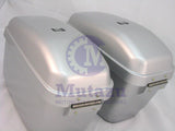 Universal GA Hard Saddlebags - Silver