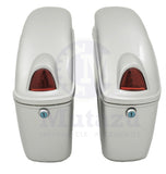 Universal FY Hard Saddlebags - Silver
