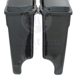 Mutazu 4" Stretched Black Pearl Hard Saddlebags for Harley Touring 94-13 FLH FLT