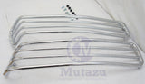 Mutazu Saddlebag Lid Top Luggage Rails Racks for Harley Hard Bags 94-2013