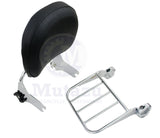 Mutazu Detachable Backrest Sissy Bar w/ luggage rack for HD Harley Touring 97-08