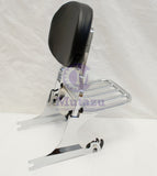Mutazu Quick Detachable Sissy Bar Backrest & Luggage Rack for Harley Softail FLH
