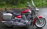 Universal GA Hard Saddlebags - Silver