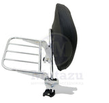 Mutazu Detachable Backrest Sissy Bar w/ luggage rack for HD Harley Touring 97-08