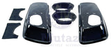 Mutazu 2014 + Up ABS 4.5" Extended Bases & 6X9 Speaker Lids for Harley FLH FLT