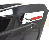 Complete VIVID Black 4" Extended Hard Saddlebags for Harley Touring