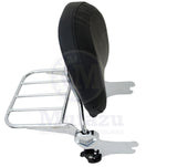 Mutazu Detachable Backrest Sissy Bar w/ luggage rack for HD Harley Touring 97-08