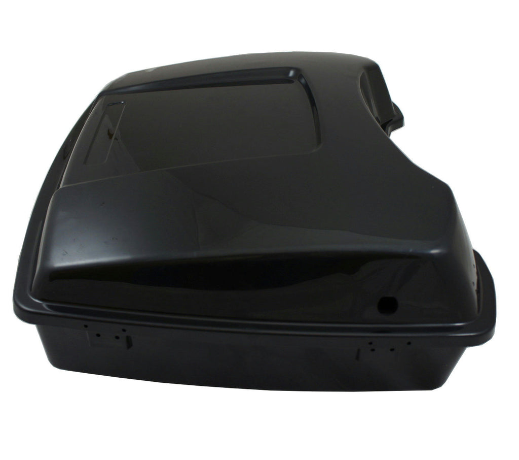 Luggage Top Rack Tour Pak Pack For Harley Davidson Touring 1984-2018 - Black Steel