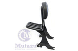 Mutazu Black Detachable Sissy Bar w/ Luggage Rack for 04 - UP Harley Sportster