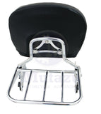 Mutazu Detachable Backrest Sissy Bar w/ luggage rack for HD Harley Touring 97-08