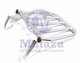 Two up Luggage rack for Harley HD Sportster, DYNA, Softail Sissy bar backrest
