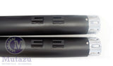 Black 4" Roaring Series MF-05-BC Slip-On Mufflers Exhaust 1995-2016 Harley Touring