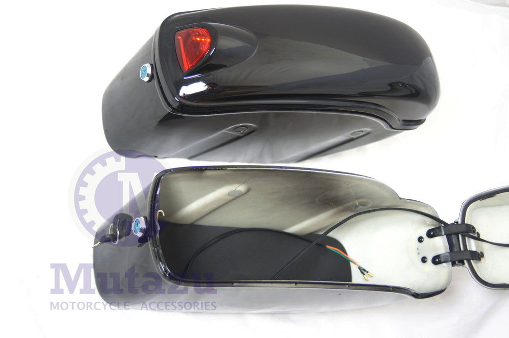 Universal FY Hard Saddlebags - Gloss Black – Mutazu Inc.