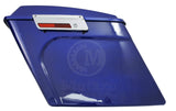 Complete Cobalt Blue 4" Extended Hard Saddlebags For Harley Touring Models 94-13