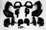 Mutazu Vivid Black Lower Vented Fairing with Mounting Kit for Harley Touring