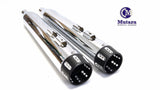 MUTAZU 4" Roaring Series MF-02-CB Slip-On Mufflers Exhaust 1995-2016 Harley Touring