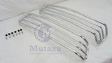 Mutazu Saddlebag Lid Top Luggage Rails Racks for Harley Hard Bags 94-2013