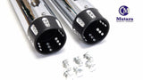 MUTAZU 4" Roaring Series MF-02-CB Slip-On Mufflers Exhaust 1995-2016 Harley Touring