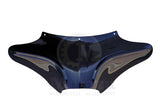 Vivid Black Wide Aggressive Batwing Fairing