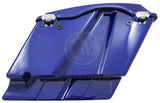 Complete Cobalt Blue 4" Extended Hard Saddlebags For Harley Touring Models 94-13