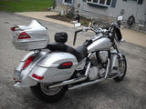 Universal RS Hard Saddlebags - Silver