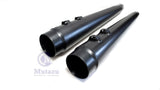 Ver. 2.0 MF-06N-BB 4" Megaphone Slip-On Mufflers for Harley Touring 2017 & Up