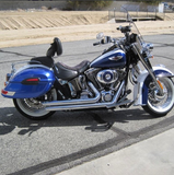 Universal RS Hard Saddlebags - Cobalt Blue
