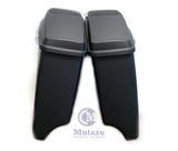 Matte Black CVO Extended Saddlebags w/ 6x9 Speaker Lids for 14-19 Harley Touring