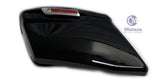 Mutazu Black CVO 4" Extended Stretched Saddlebags for 2014 - UP Harley Touring
