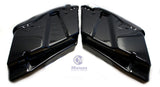 Mutazu Black CVO 4" Extended Stretched Saddlebags for 2014 - UP Harley Touring