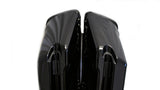 Mutazu Black CVO 4" Extended Stretched Saddlebags for 2014 - UP Harley Touring