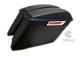 Mutazu Matte Black 4" Stretched CVO Extended Bags for 2014 - UP Harley Touring