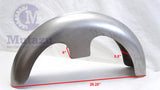 Mutazu 23" WHEEL 120 Tires 6" Width Wrap Around Front Fender For Harley Touring