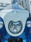 Chrome Eagle Head Front Headlight Bezel For 14-18 Indian Chieftain Roadmaster