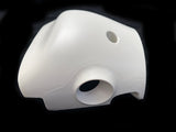 Improved Mutazu White LOWER STEERING COLUMN SHROUD COVER for Fiat 500 2012-2019