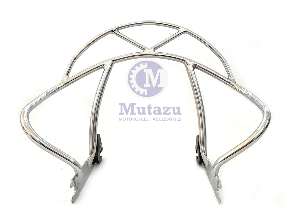 Chrome Detachable Backrest Seat Rail for 97-03 Harley Heritag